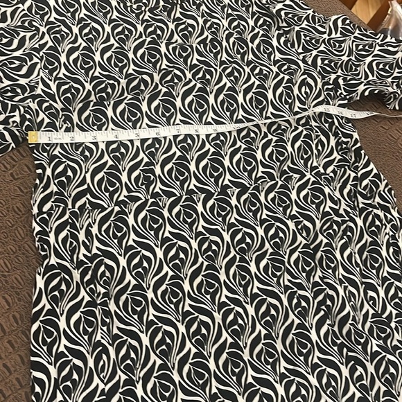 MaxMARA black and white pattern dress size 12 - Picture 5 of 7
